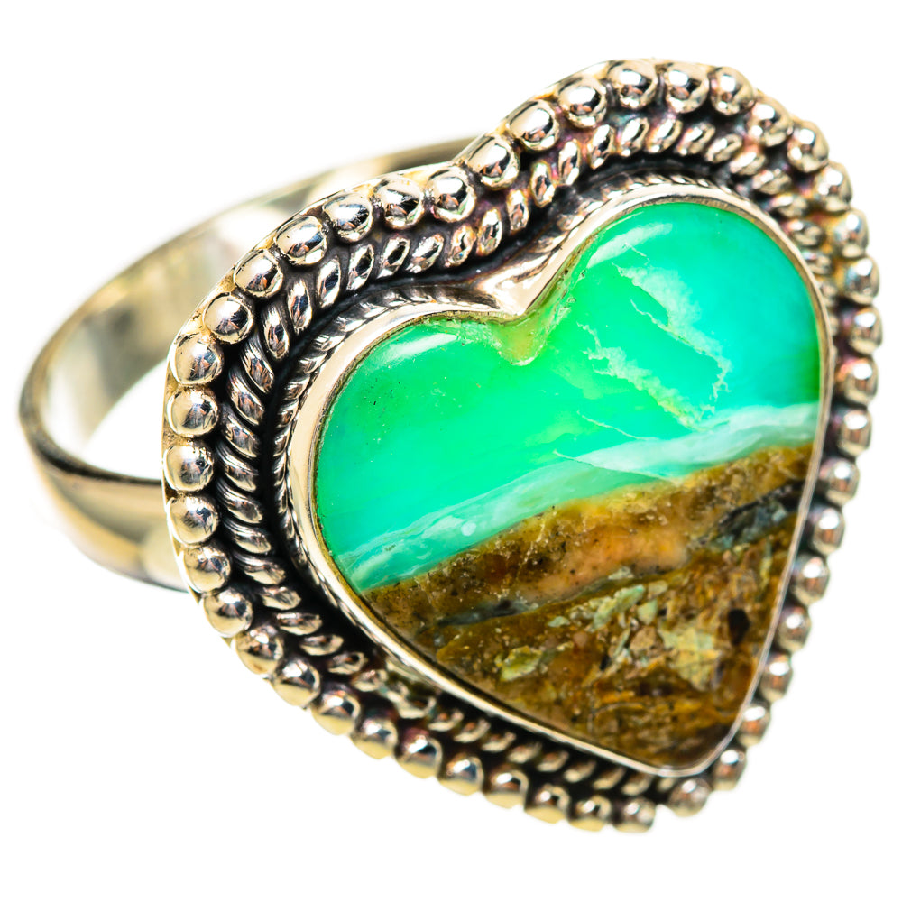 Peruvian Opal Rings handcrafted by Ana Silver Co - RING114521 - Photo 2