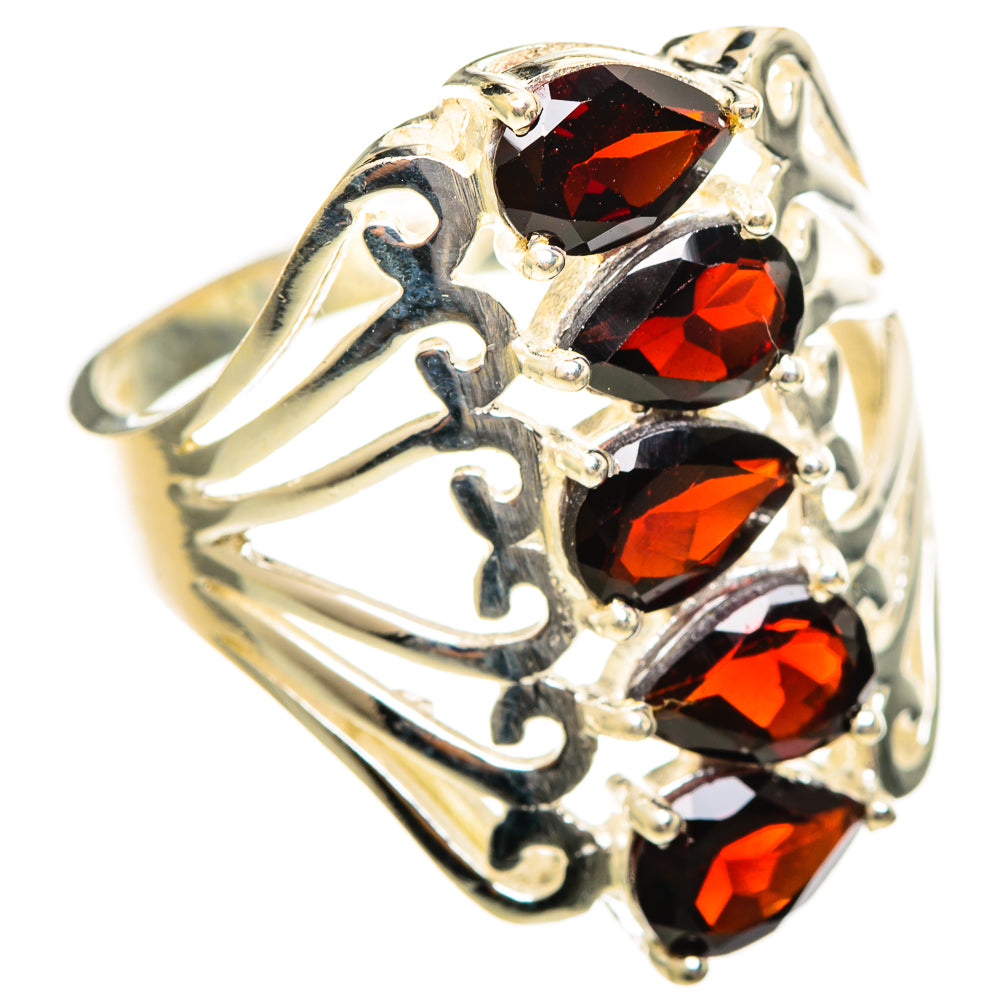 Garnet Rings handcrafted by Ana Silver Co - RING114579 - Photo 2
