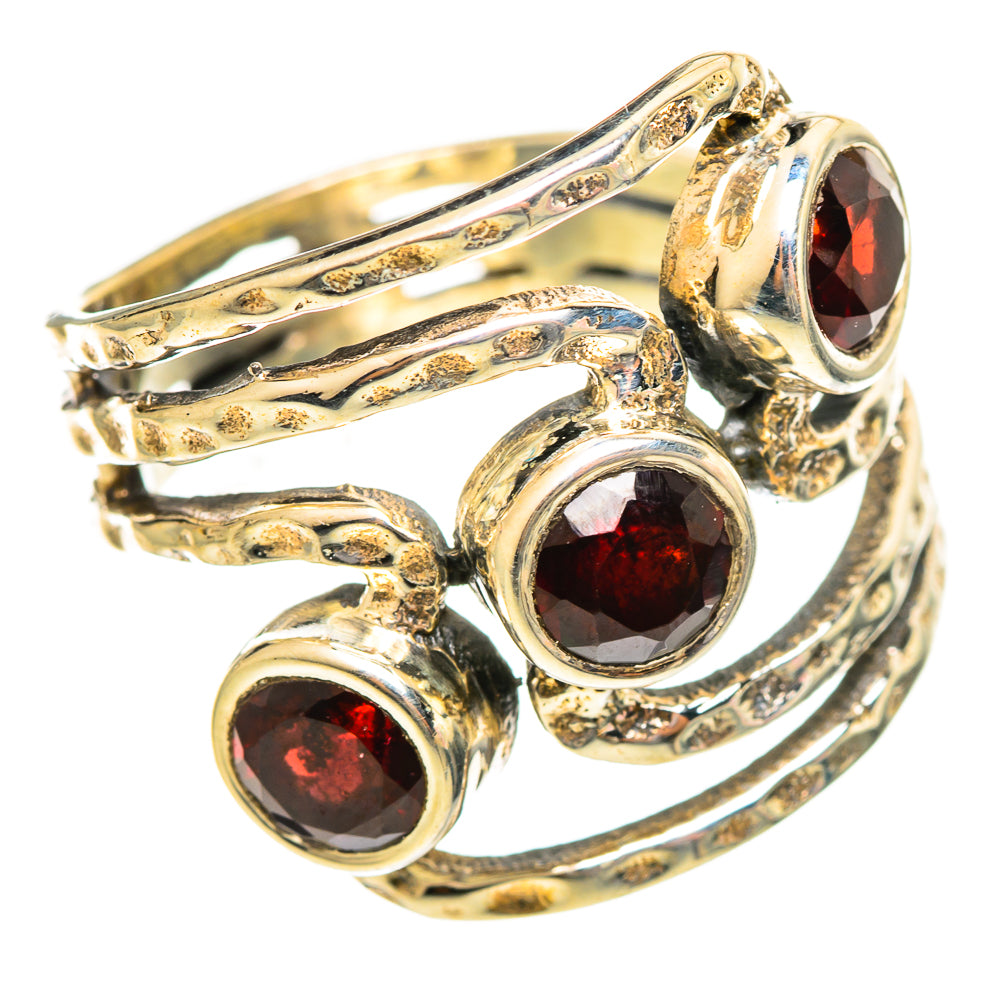 Garnet Rings handcrafted by Ana Silver Co - RING114616 - Photo 2