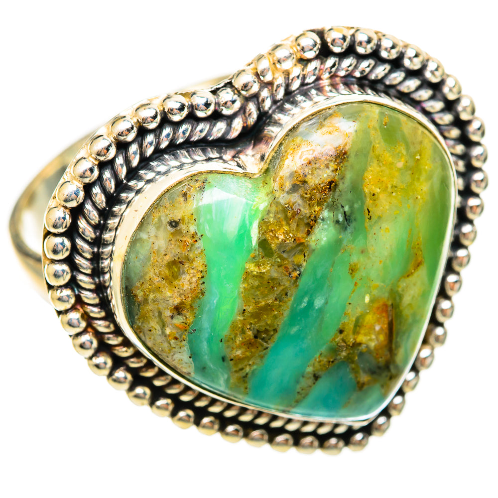 Peruvian Opal Rings handcrafted by Ana Silver Co - RING114682 - Photo 2