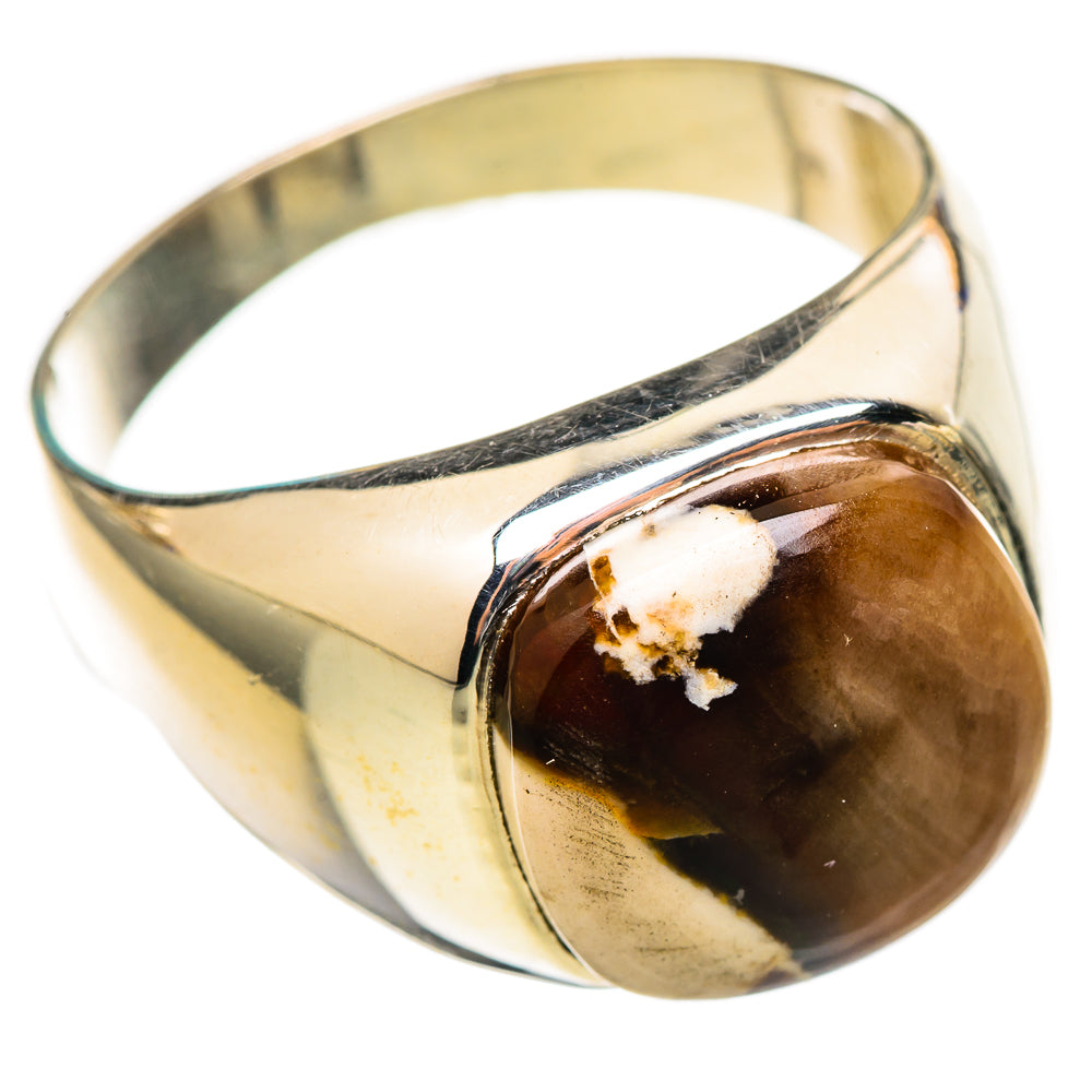 Peanut Wood Jasper Rings handcrafted by Ana Silver Co - RING114702 - Photo 2