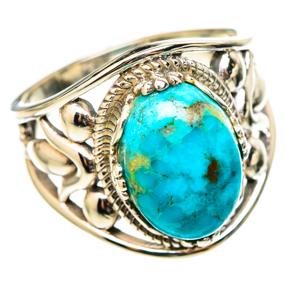 Chrysocolla Rings handcrafted by Ana Silver Co - RING114722 - Photo 2