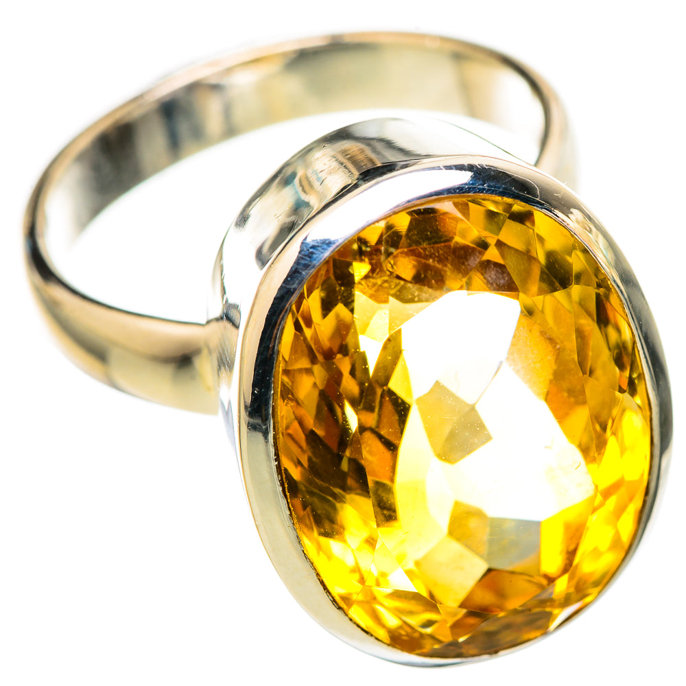 Citrine Rings handcrafted by Ana Silver Co - RING114728 - Photo 2