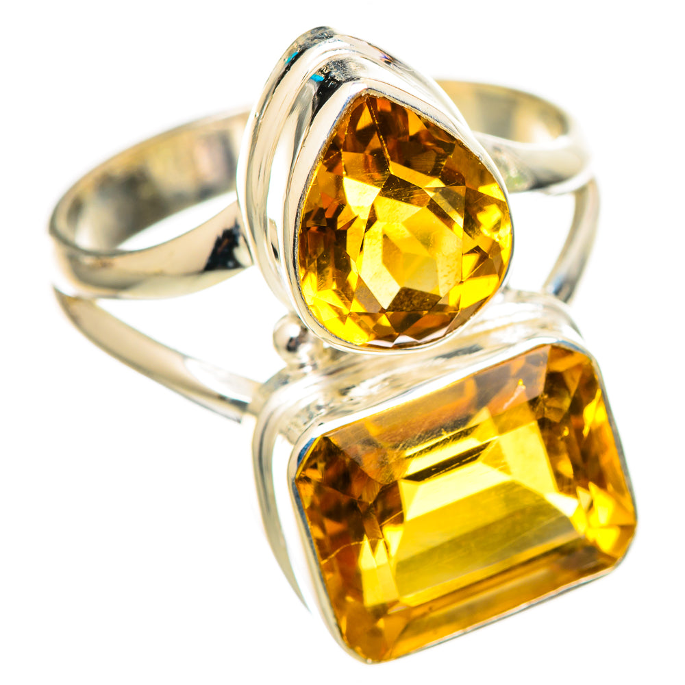 Citrine Rings handcrafted by Ana Silver Co - RING114756 - Photo 2