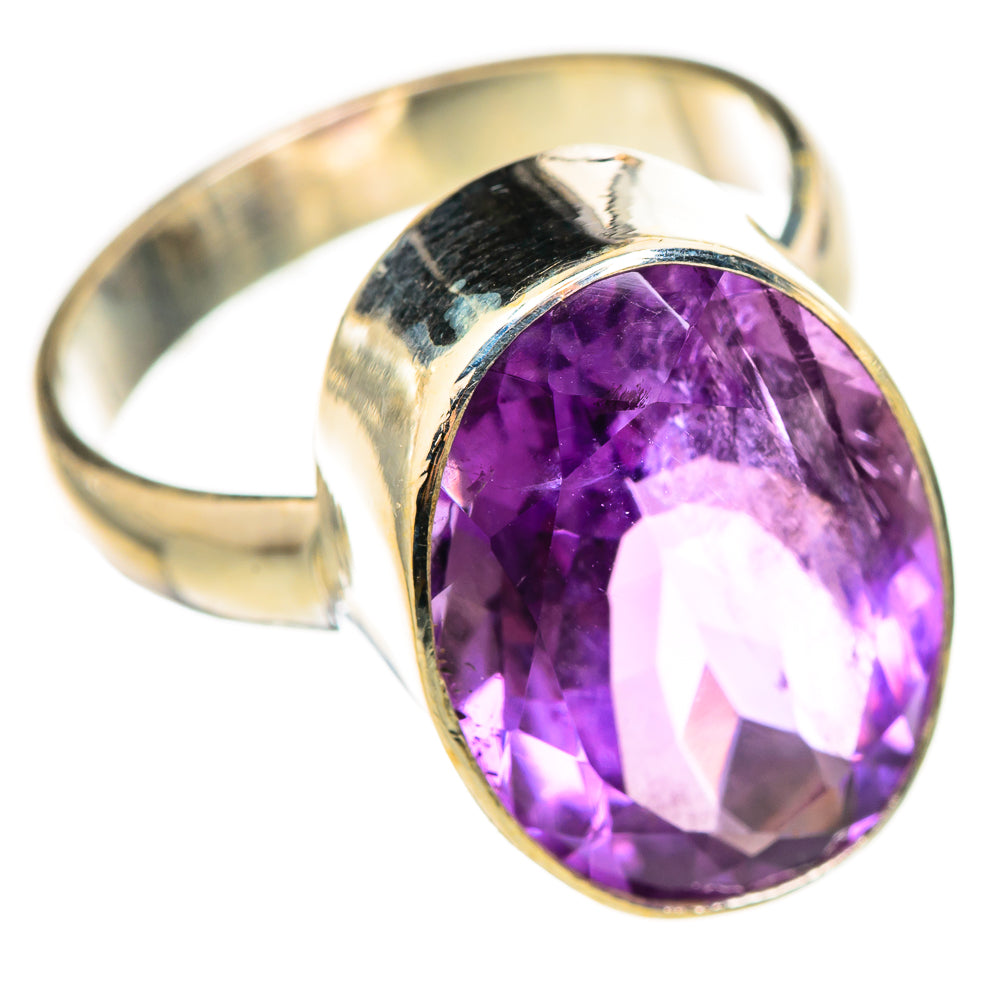 Amethyst Rings handcrafted by Ana Silver Co - RING114807 - Photo 2
