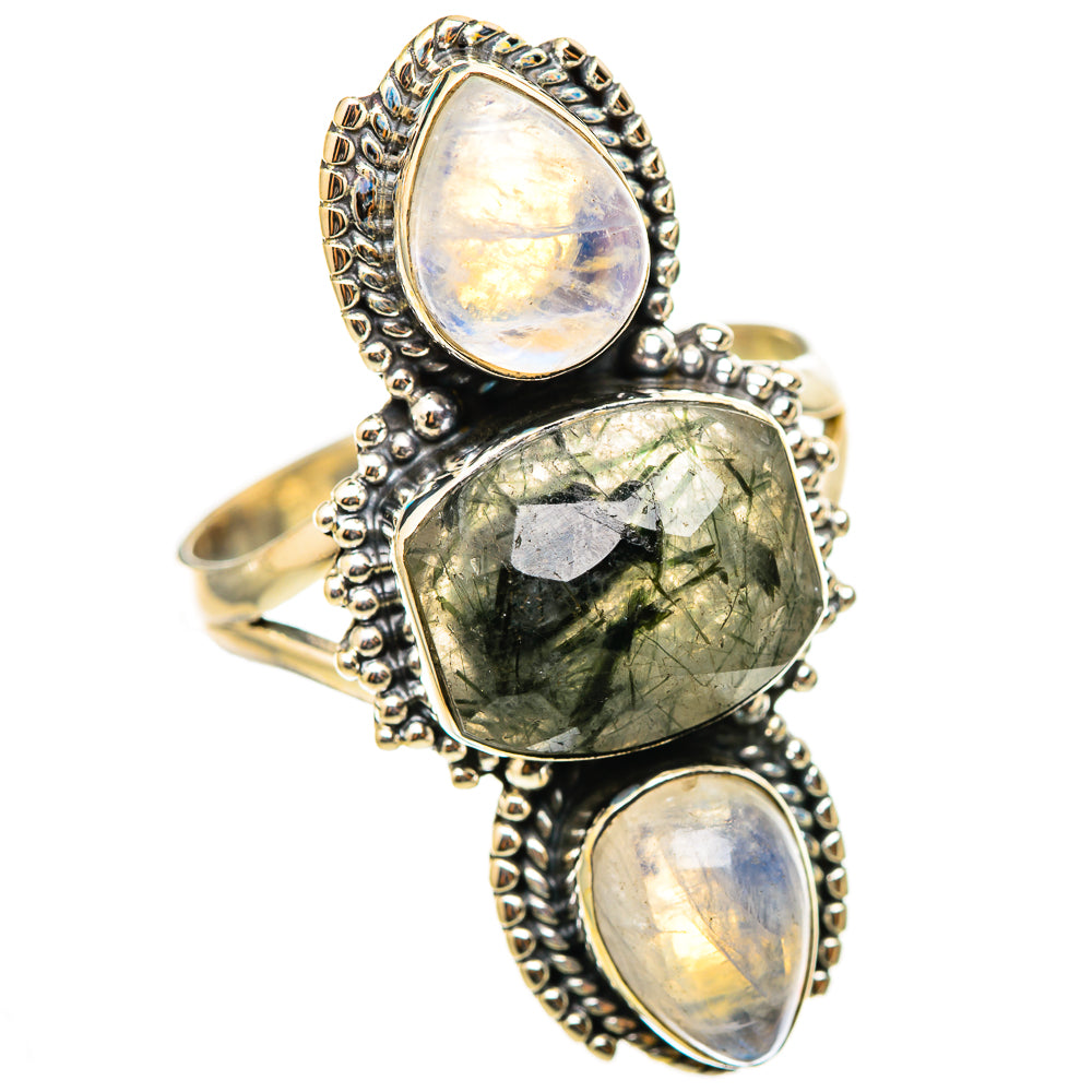 Tourmalinated Quartz Rings handcrafted by Ana Silver Co - RING114810 - Photo 2