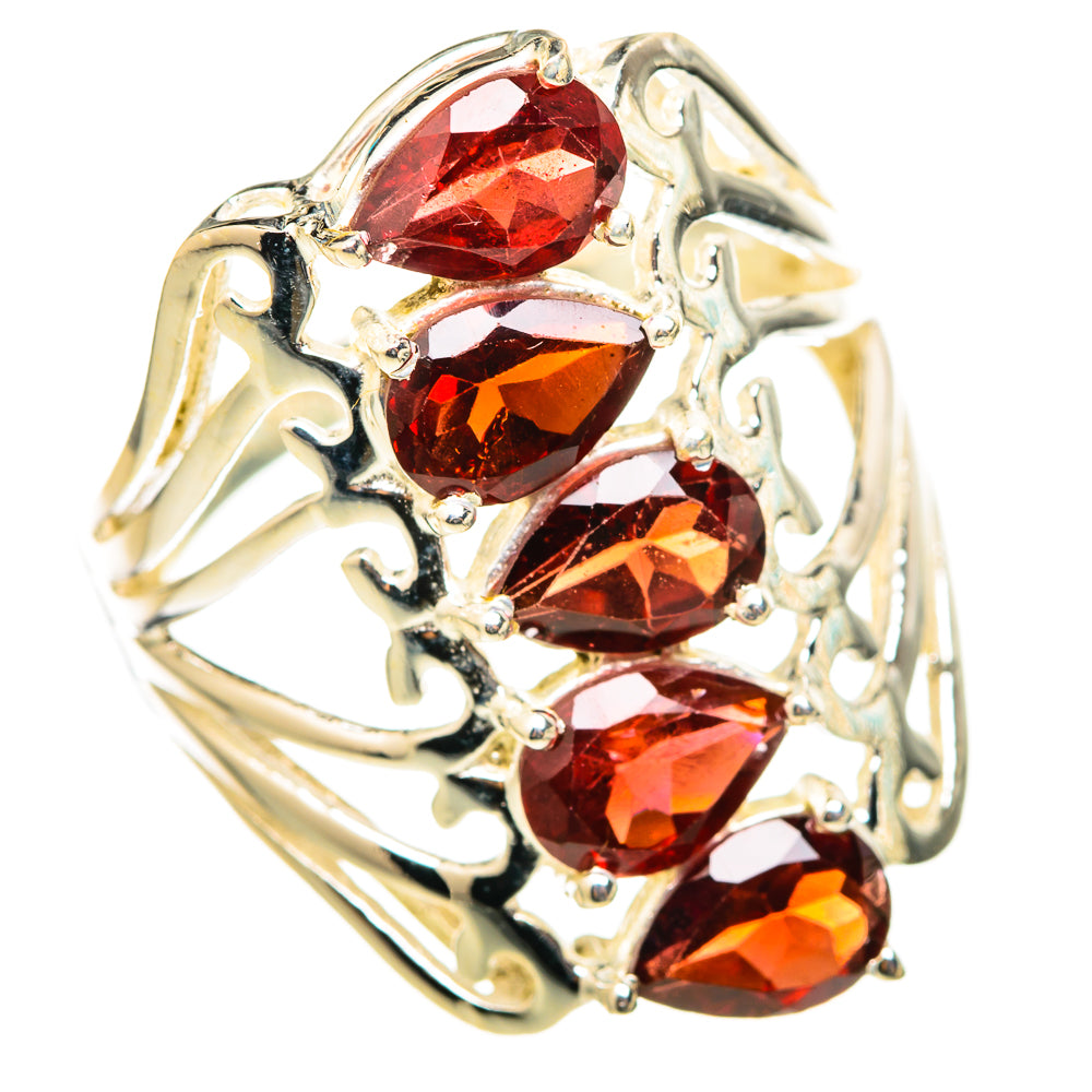 Garnet Rings handcrafted by Ana Silver Co - RING114851 - Photo 2
