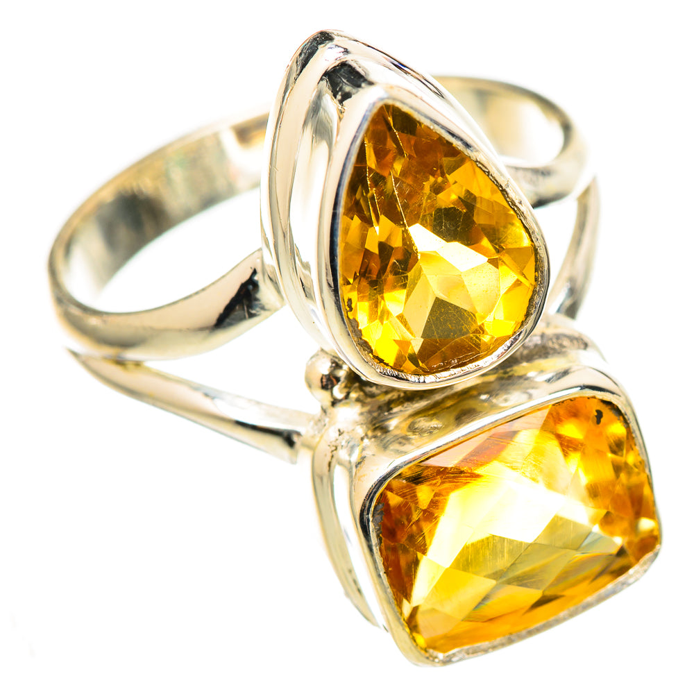 Citrine Rings handcrafted by Ana Silver Co - RING114888 - Photo 2