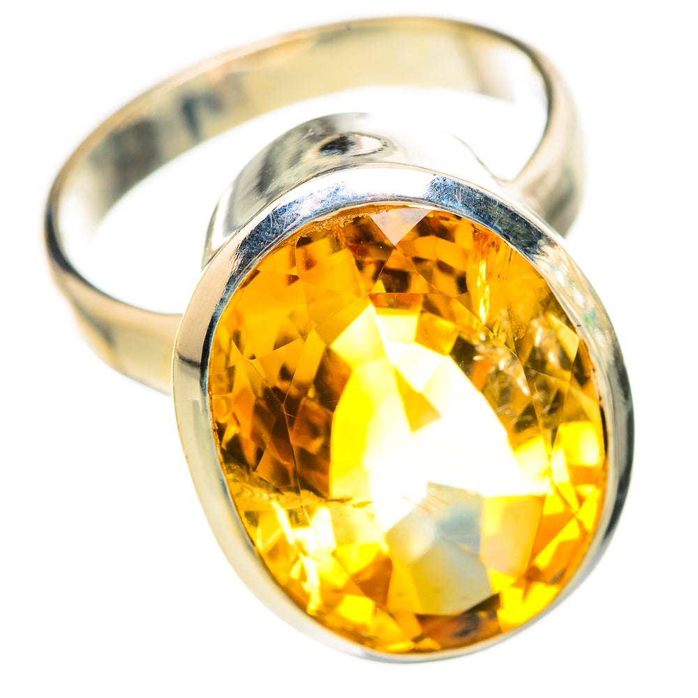Citrine Rings handcrafted by Ana Silver Co - RING114889 - Photo 2