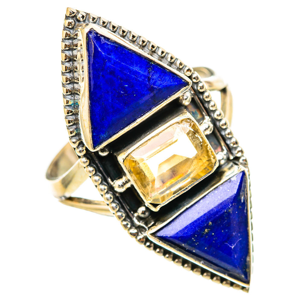 Lapis Lazuli Rings handcrafted by Ana Silver Co - RING114904 - Photo 2