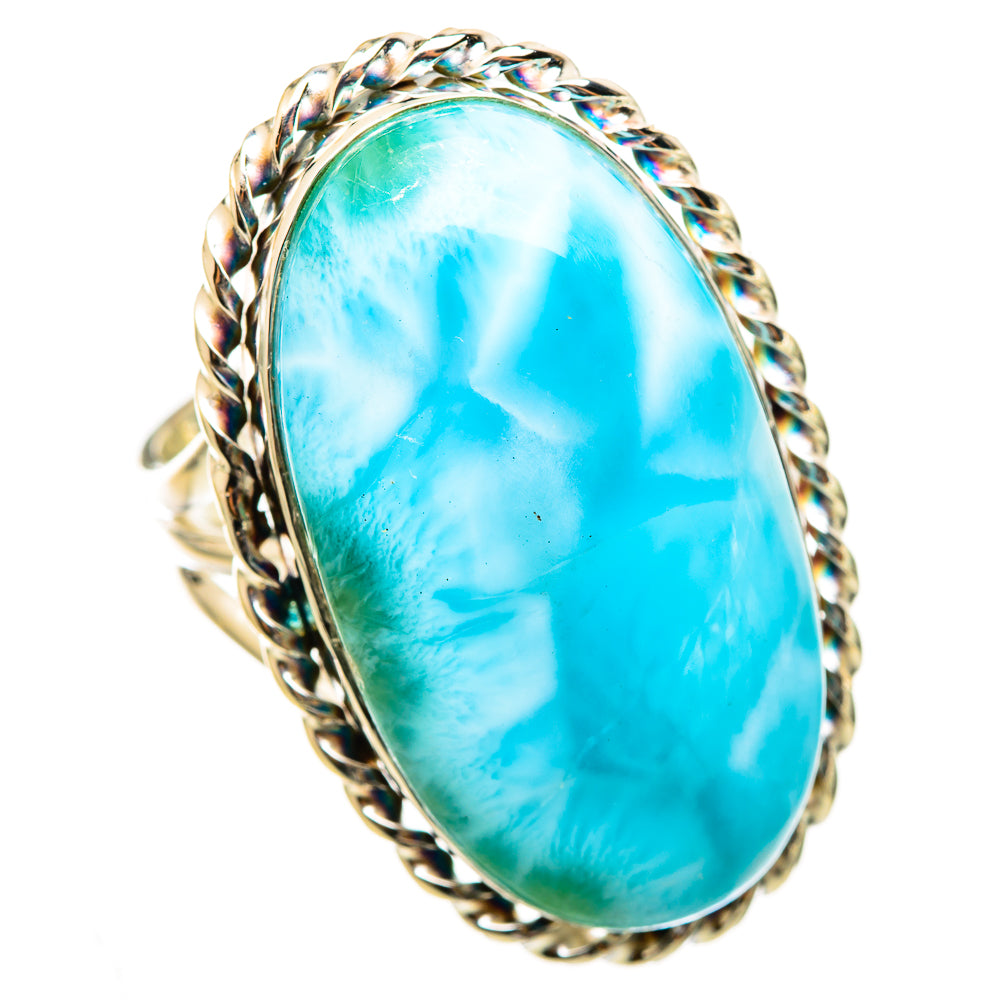 Larimar Rings handcrafted by Ana Silver Co - RING114921 - Photo 2