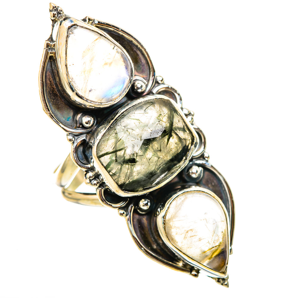 Tourmalinated Quartz Rings handcrafted by Ana Silver Co - RING114949 - Photo 2