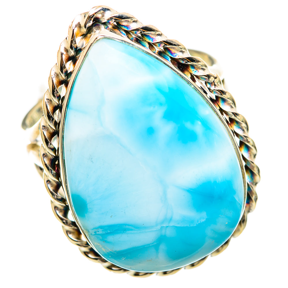 Larimar Rings handcrafted by Ana Silver Co - RING114953 - Photo 2