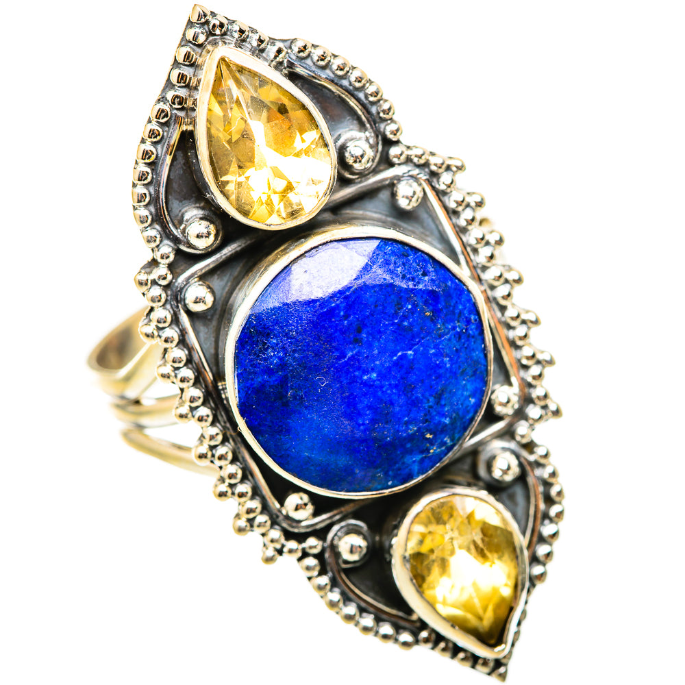 Lapis Lazuli Rings handcrafted by Ana Silver Co - RING114984 - Photo 2