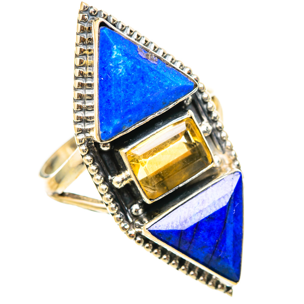 Lapis Lazuli Rings handcrafted by Ana Silver Co - RING114985 - Photo 2