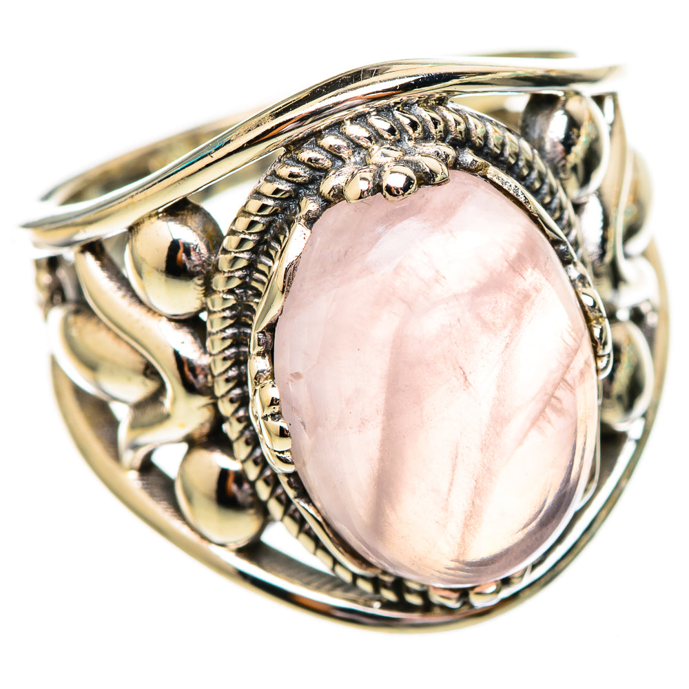 Rose Quartz Rings handcrafted by Ana Silver Co - RING115007 - Photo 2