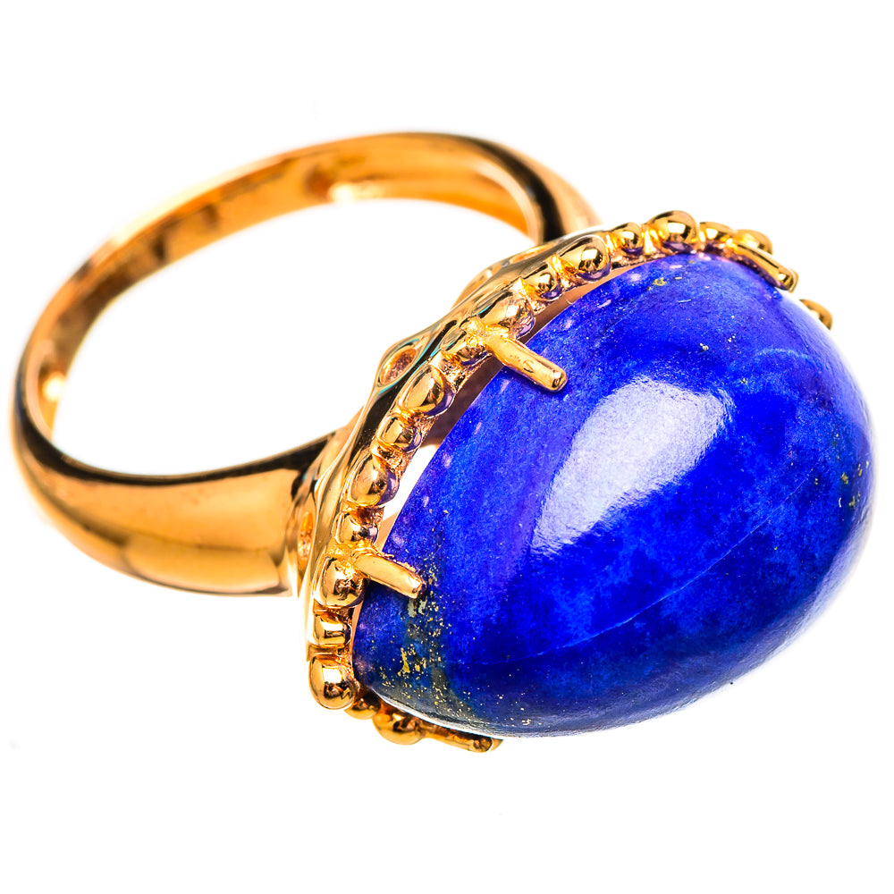 Lapis Lazuli Rings handcrafted by Ana Silver Co - RING115022 - Photo 2