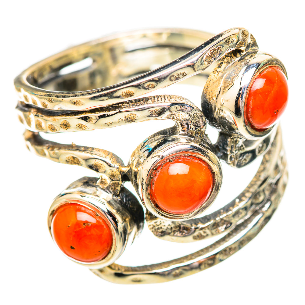 Carnelian Rings handcrafted by Ana Silver Co - RING115063 - Photo 2
