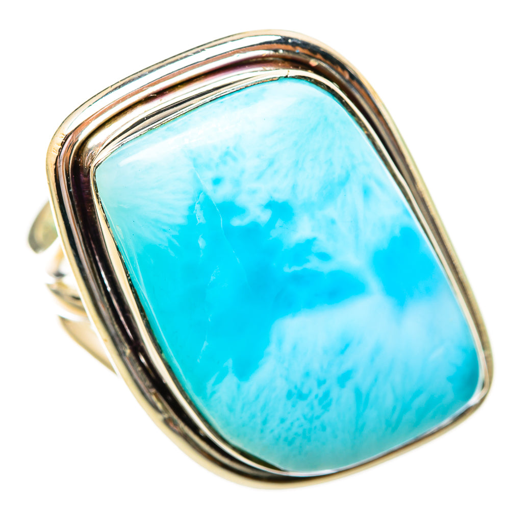 Larimar Rings handcrafted by Ana Silver Co - RING115074 - Photo 2
