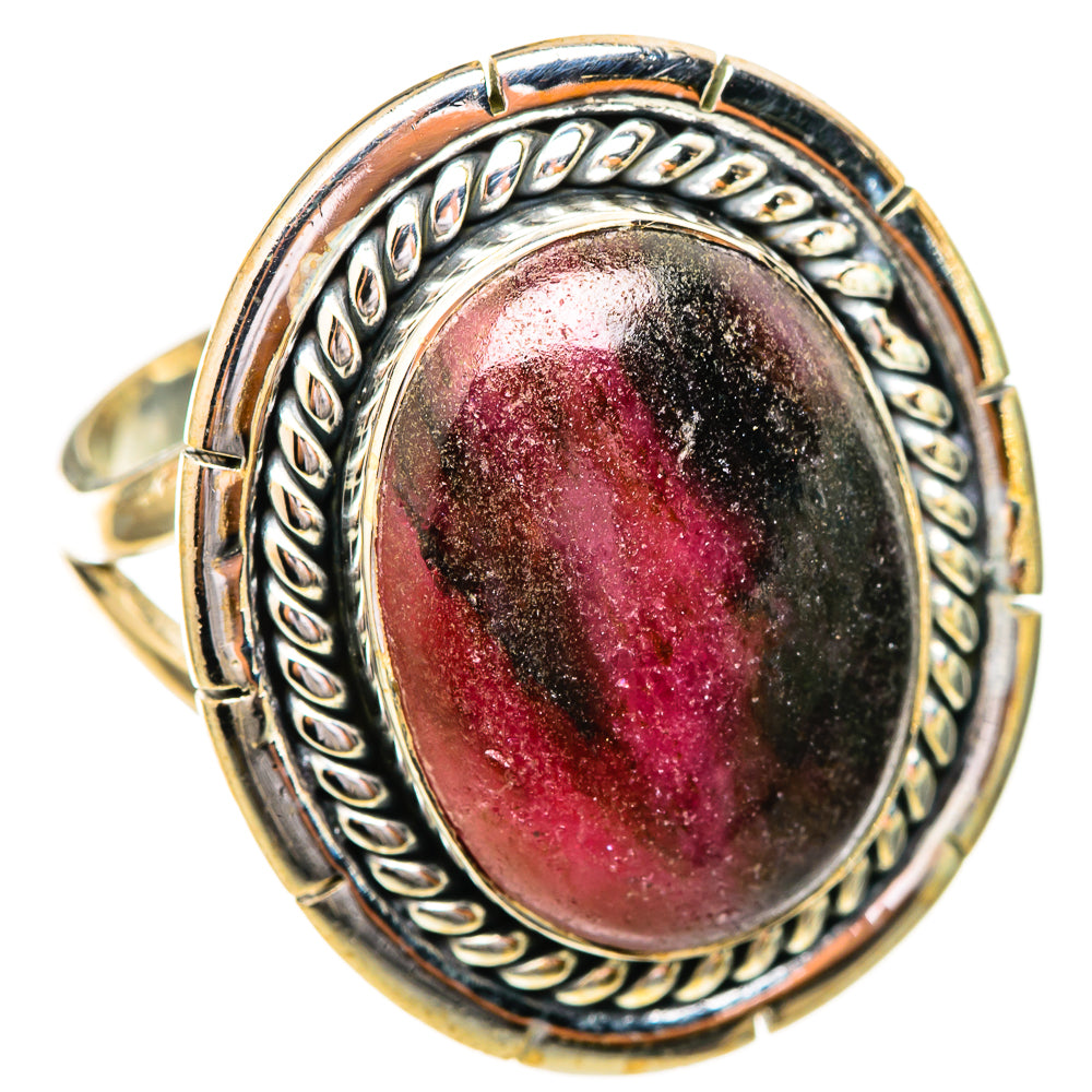 Rhodonite Rings handcrafted by Ana Silver Co - RING115084 - Photo 2
