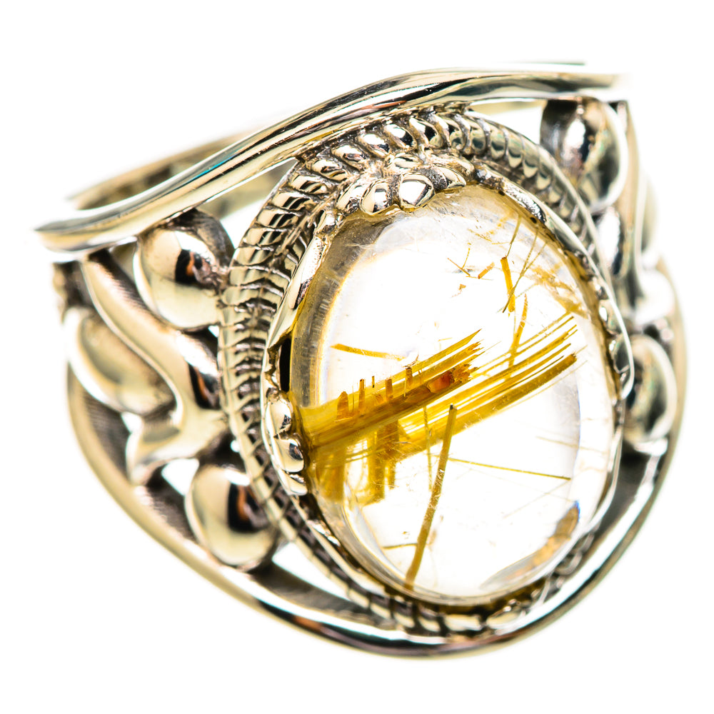 Rutilated Quartz Rings handcrafted by Ana Silver Co - RING115089 - Photo 2