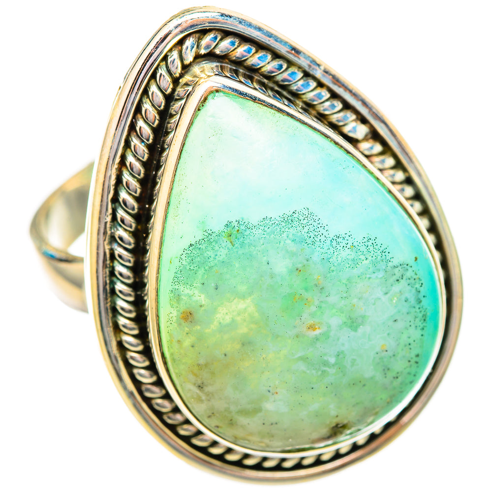 Peruvian Opal Rings handcrafted by Ana Silver Co - RING115117 - Photo 2