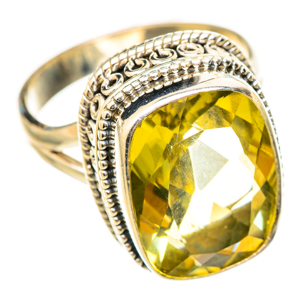 Citrine Rings handcrafted by Ana Silver Co - RING115139 - Photo 2