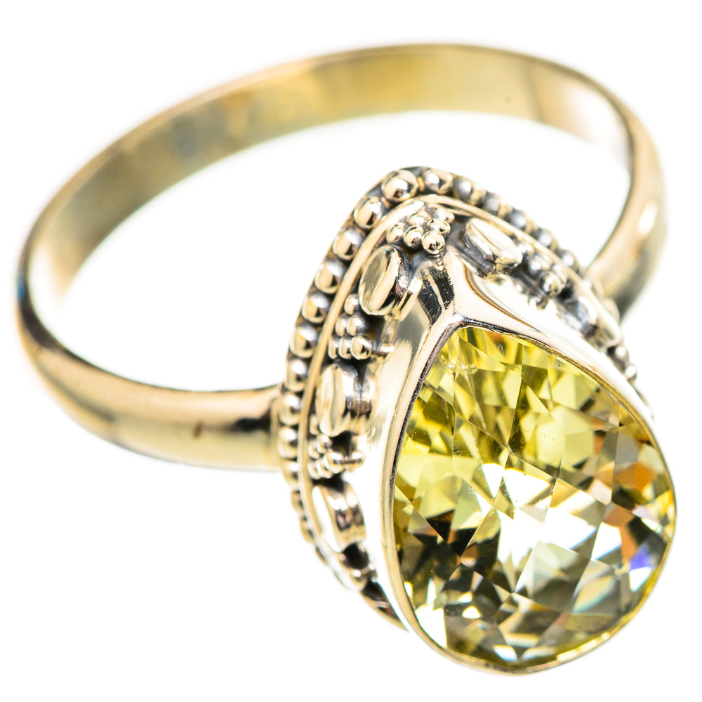 Citrine Rings handcrafted by Ana Silver Co - RING115163 - Photo 2