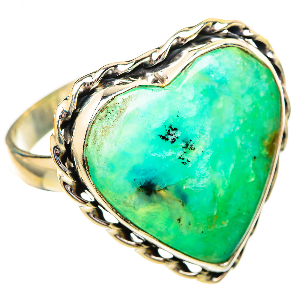 Peruvian Opal Rings handcrafted by Ana Silver Co - RING115209 - Photo 2