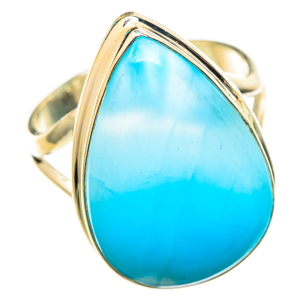 Larimar Rings handcrafted by Ana Silver Co - RING115212 - Photo 2