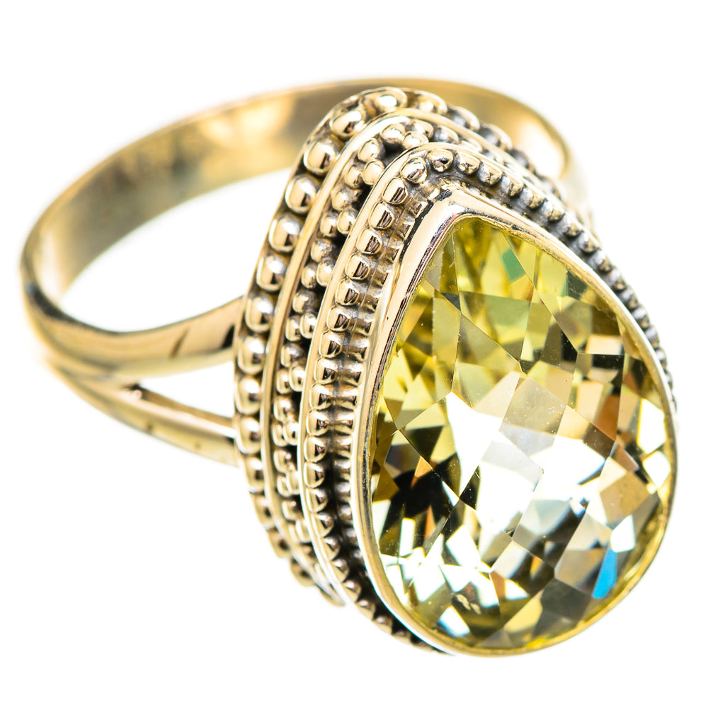 Citrine Rings handcrafted by Ana Silver Co - RING115228 - Photo 2