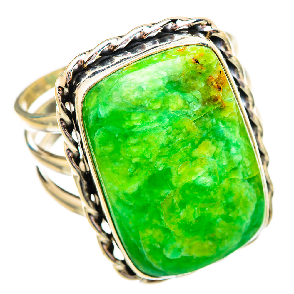 Peruvian Opal Rings handcrafted by Ana Silver Co - RING115241 - Photo 2