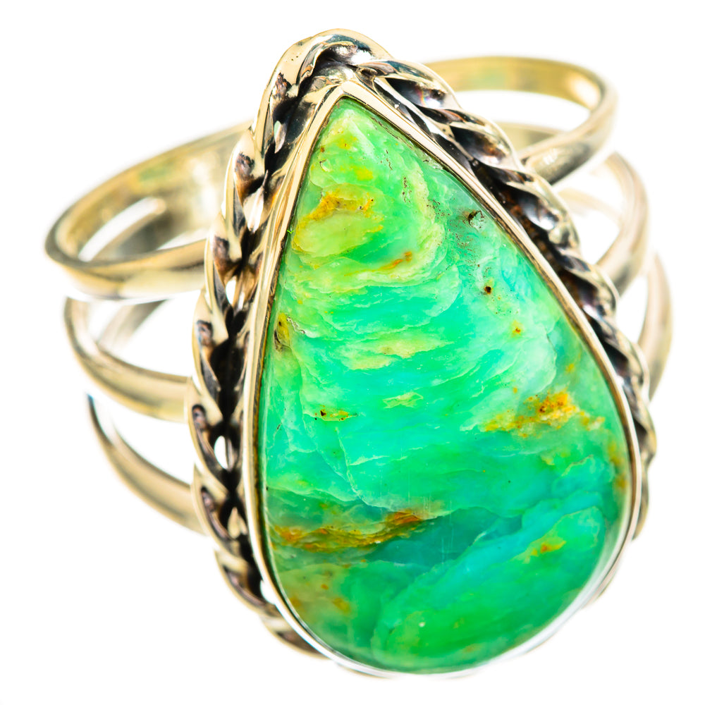 Peruvian Opal Rings handcrafted by Ana Silver Co - RING115287 - Photo 2