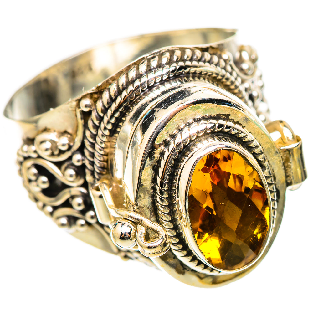 Citrine Rings handcrafted by Ana Silver Co - RING115304 - Photo 2