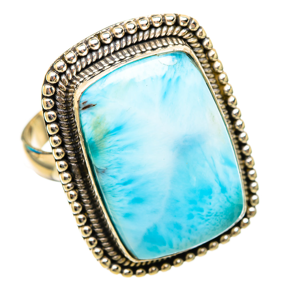 Larimar Rings handcrafted by Ana Silver Co - RING115354 - Photo 2