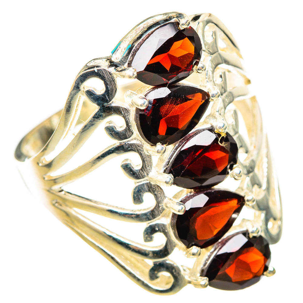 Garnet Rings handcrafted by Ana Silver Co - RING115364 - Photo 2