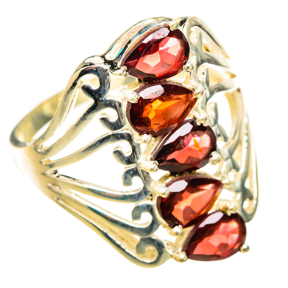 Garnet Rings handcrafted by Ana Silver Co - RING115439 - Photo 2