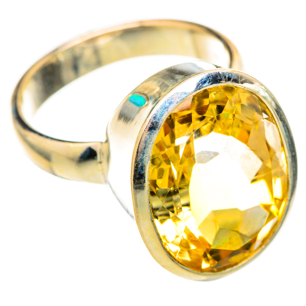 Citrine Rings handcrafted by Ana Silver Co - RING115476 - Photo 2