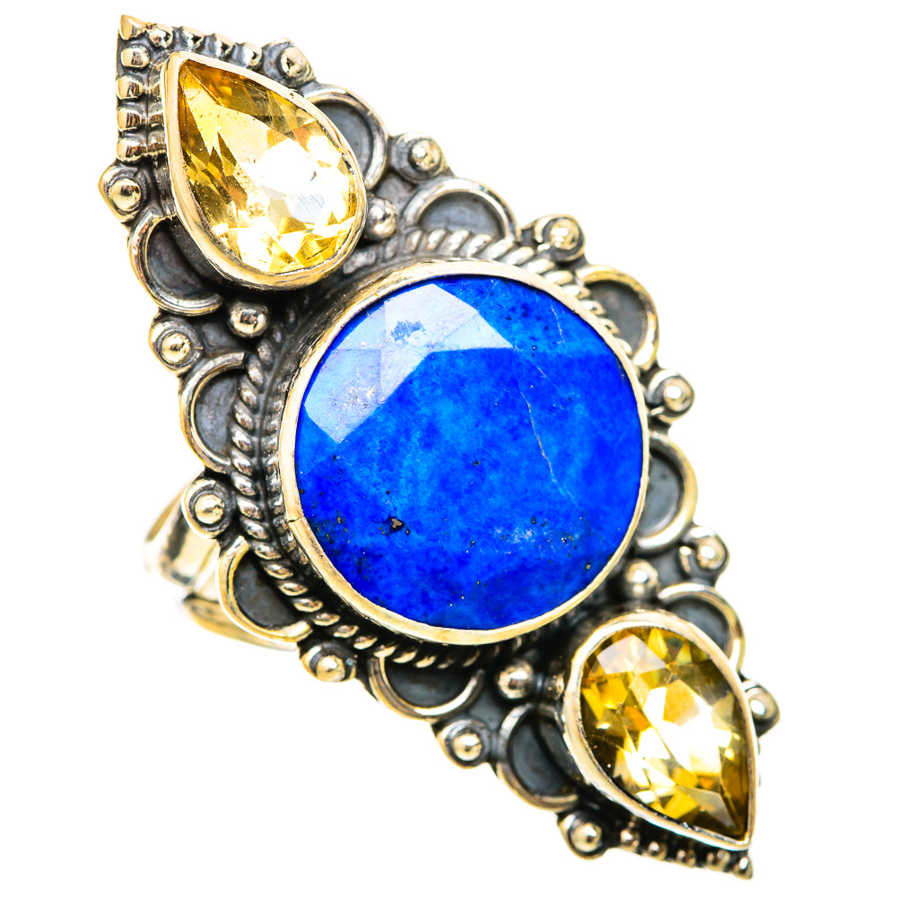 Lapis Lazuli Rings handcrafted by Ana Silver Co - RING115506 - Photo 2