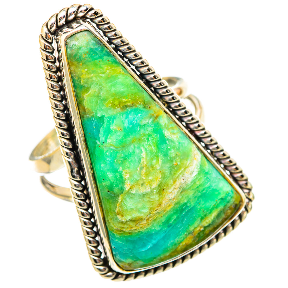 Peruvian Opal Rings handcrafted by Ana Silver Co - RING115551 - Photo 2