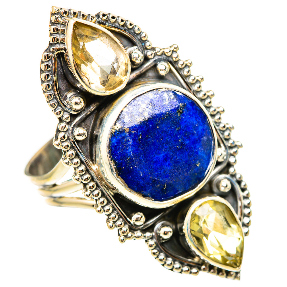Lapis Lazuli Rings handcrafted by Ana Silver Co - RING115559 - Photo 2