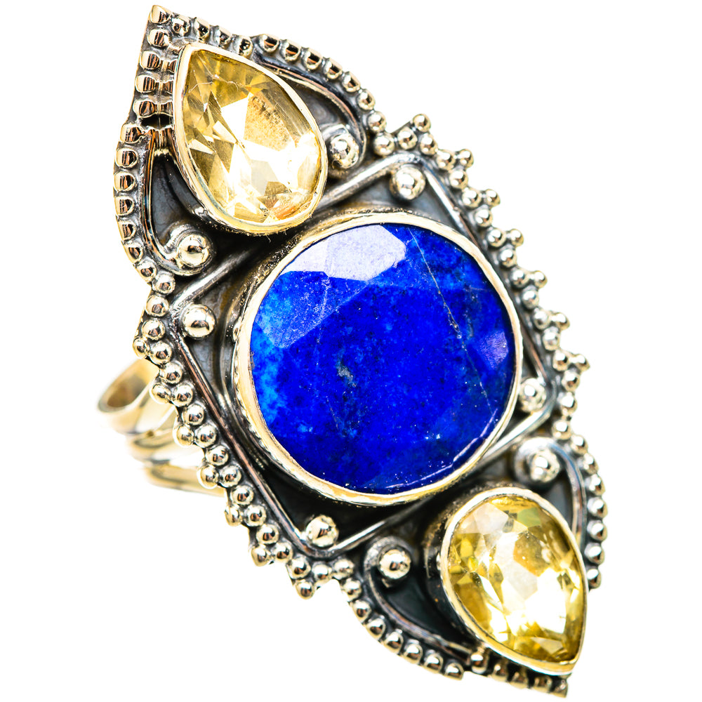 Lapis Lazuli Rings handcrafted by Ana Silver Co - RING115577 - Photo 2