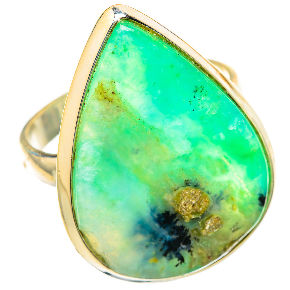 Peruvian Opal Rings handcrafted by Ana Silver Co - RING115580 - Photo 2