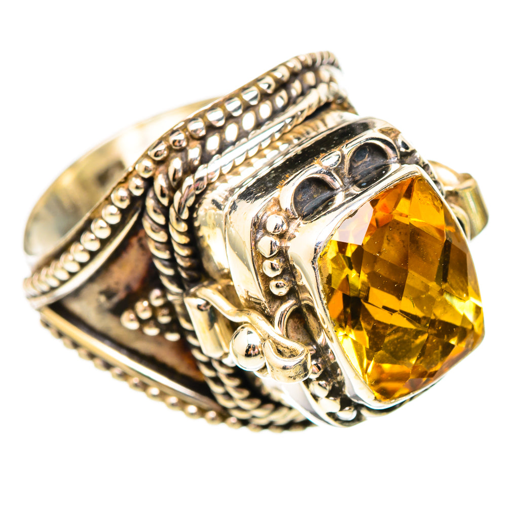 Citrine Rings handcrafted by Ana Silver Co - RING115603 - Photo 2