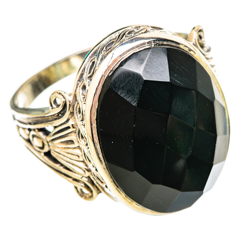 Black Onyx Rings handcrafted by Ana Silver Co - RING115609 - Photo 2