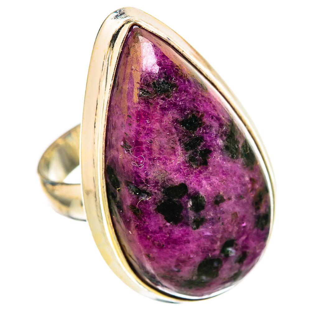 Ruby Fuchsite Rings handcrafted by Ana Silver Co - RING115644 - Photo 2