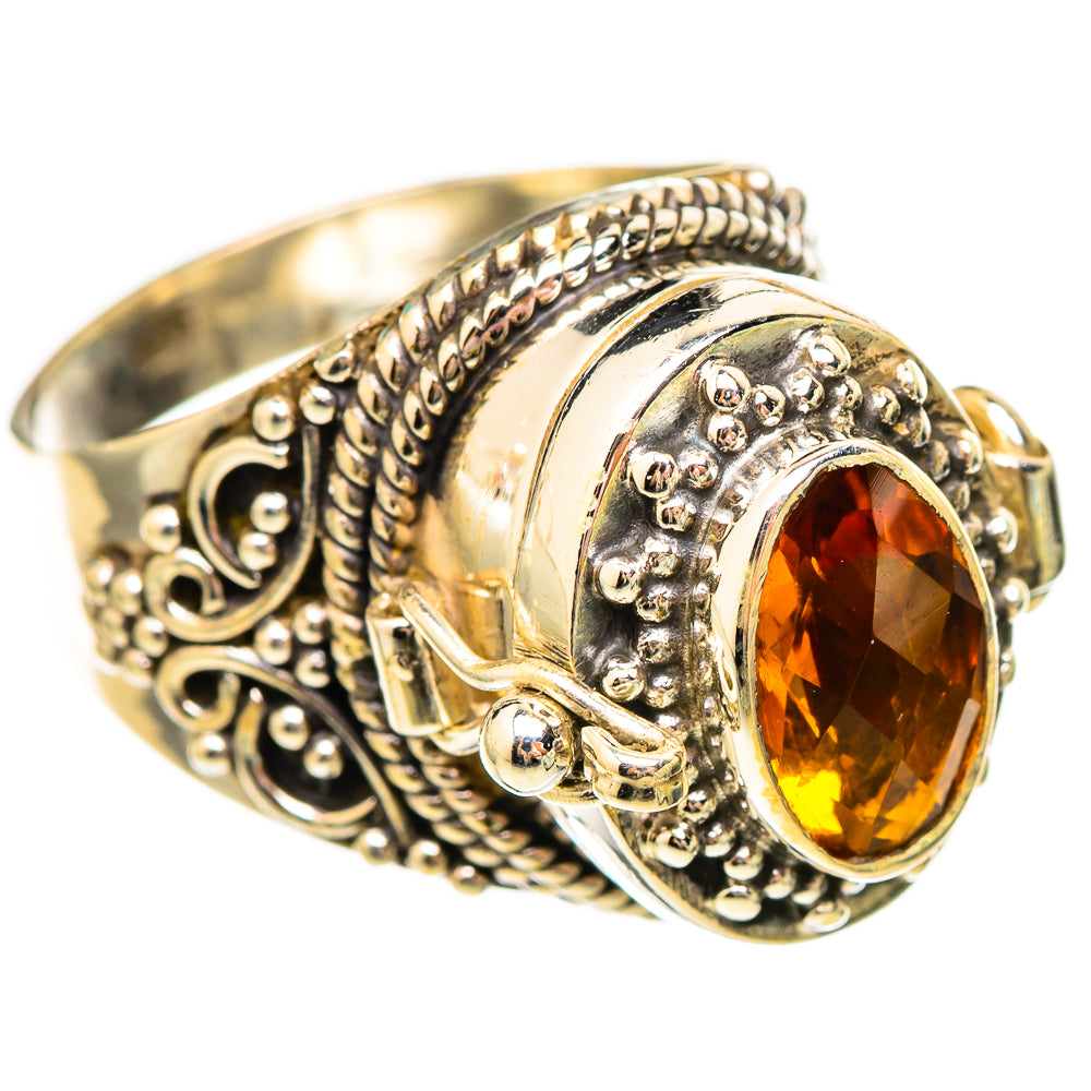 Mandarin Citrine Rings handcrafted by Ana Silver Co - RING115684 - Photo 2