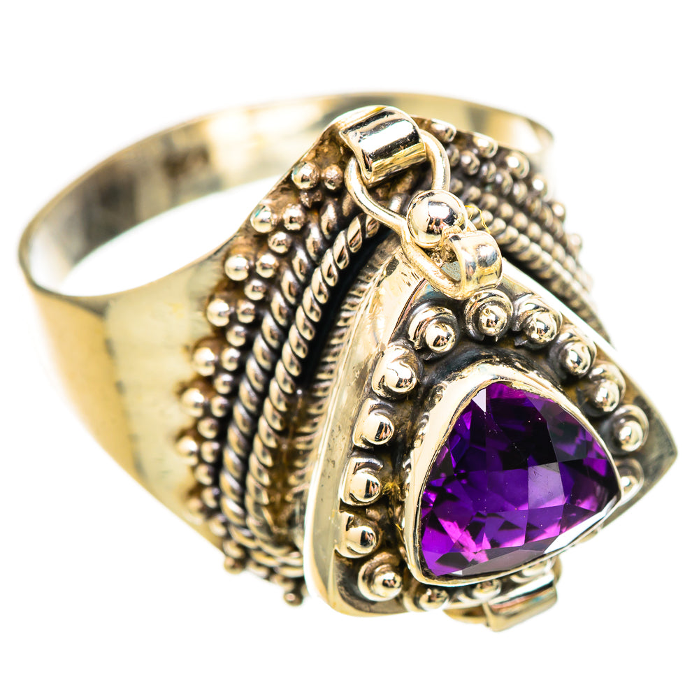 Amethyst Rings handcrafted by Ana Silver Co - RING115688 - Photo 2