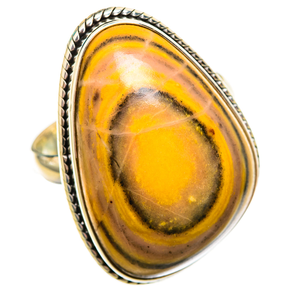 Septarian Geode Rings handcrafted by Ana Silver Co - RING115750 - Photo 2