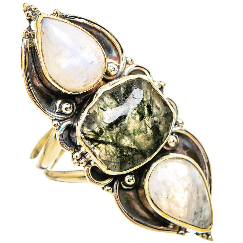 Tourmalinated Quartz Rings handcrafted by Ana Silver Co - RING115757 - Photo 2